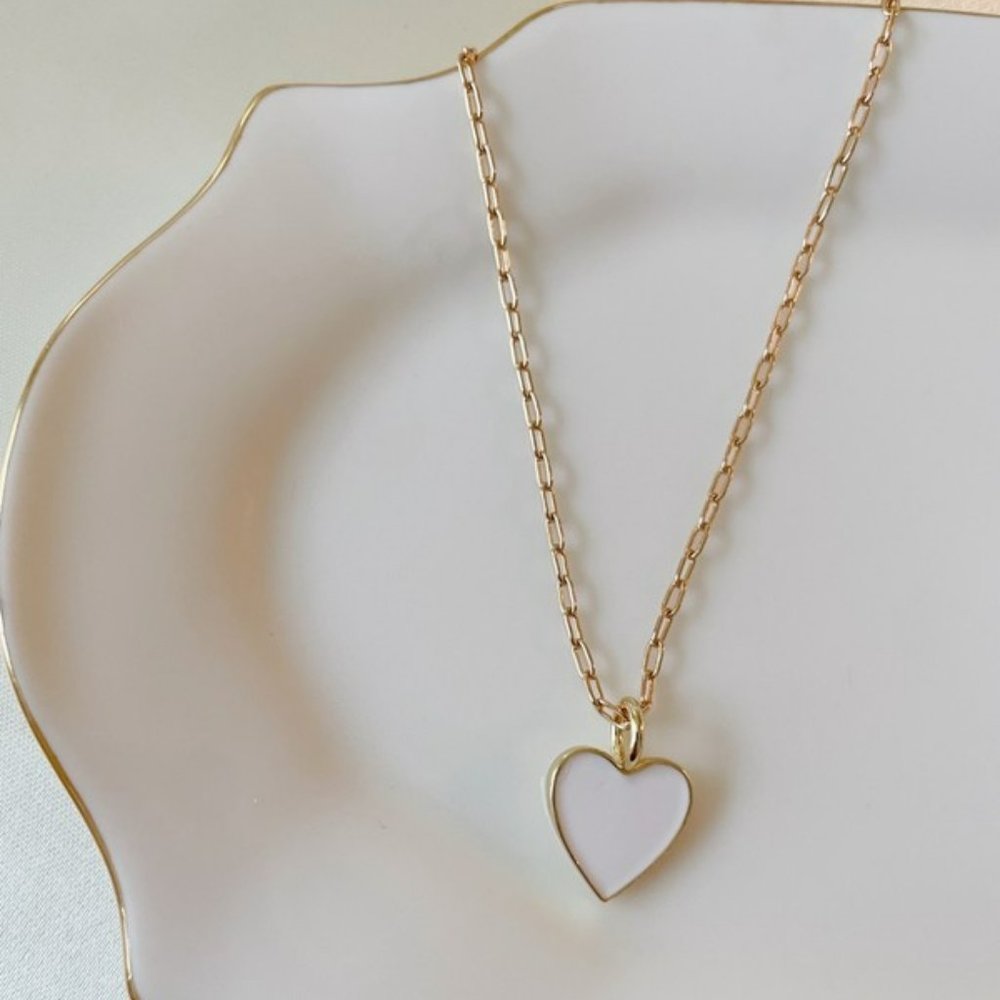 Heart Pendant Necklace. 14k Gold Filled/Overlay. 18 inches.
